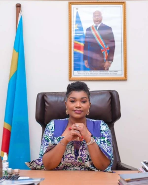 Madame le Directeur général à la soirée des Lumumba Awards.