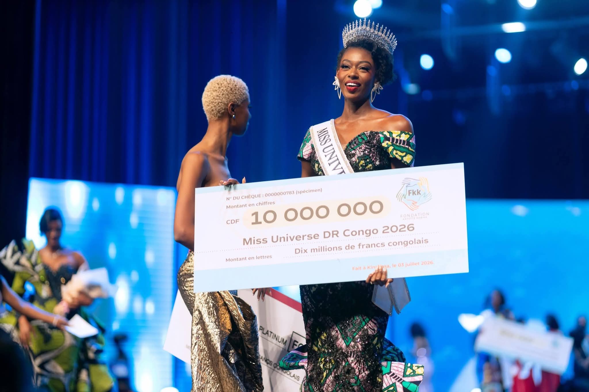 Le Fonds de Promotion Culturelle félicite Jessi Kalambayi, Miss Universe République Démocratique du Congo 2026